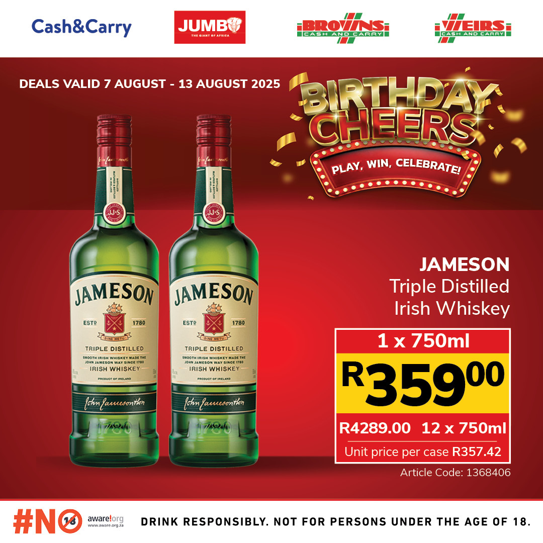 Jumbo Cash & Carry specials - 07/08/2025 - 13/08/2025. Page 12
