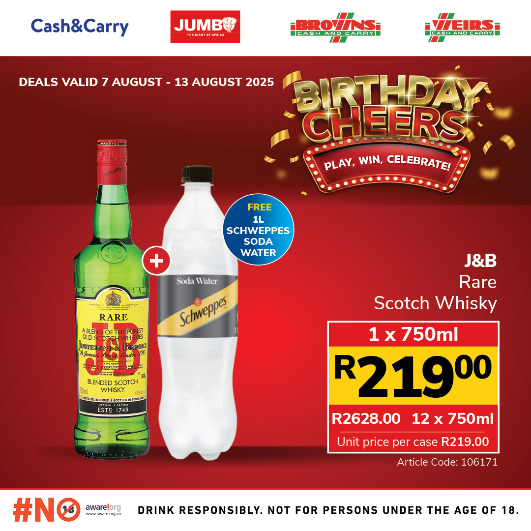 Jumbo Cash & Carry specials - 07/08/2025 - 13/08/2025. Page 16