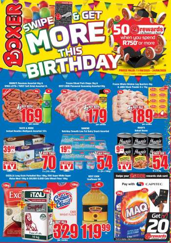 Boxer catalogue  - 11/08/2025 - 24/08/2025.