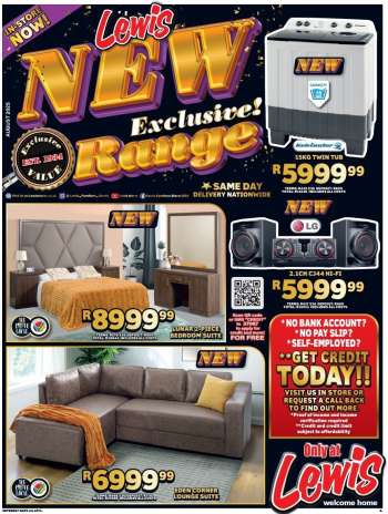 Lewis catalogue  - 11/08/2025 - 17/09/2025.