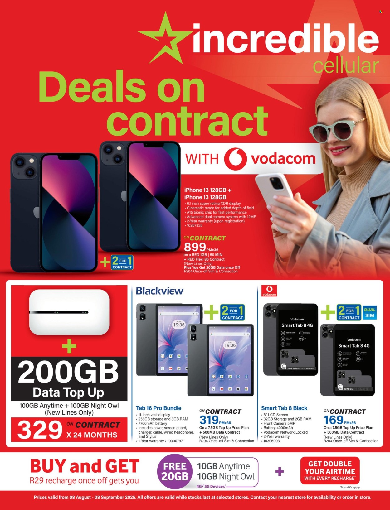 Incredible Connection specials - 08/08/2025 - 08/09/2025. Page 1