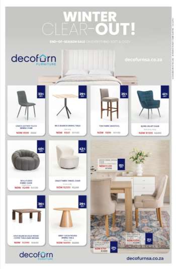 Decofurn Furniture catalogue .