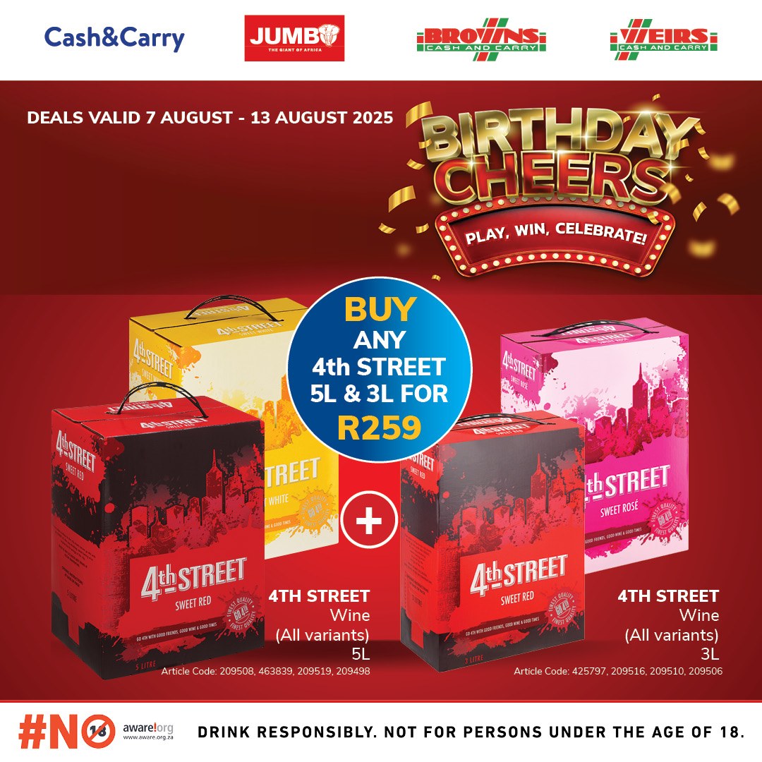 Jumbo Cash & Carry specials - 07/08/2025 - 13/08/2025. Page 1