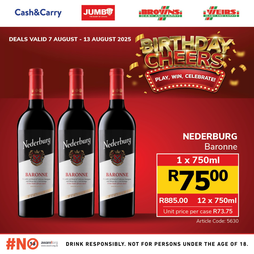 Jumbo Cash & Carry specials - 07/08/2025 - 13/08/2025. Page 2