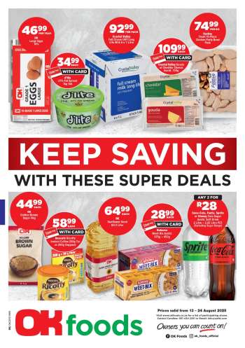 OK Foods catalogue  - 13/08/2025 - 24/08/2025.