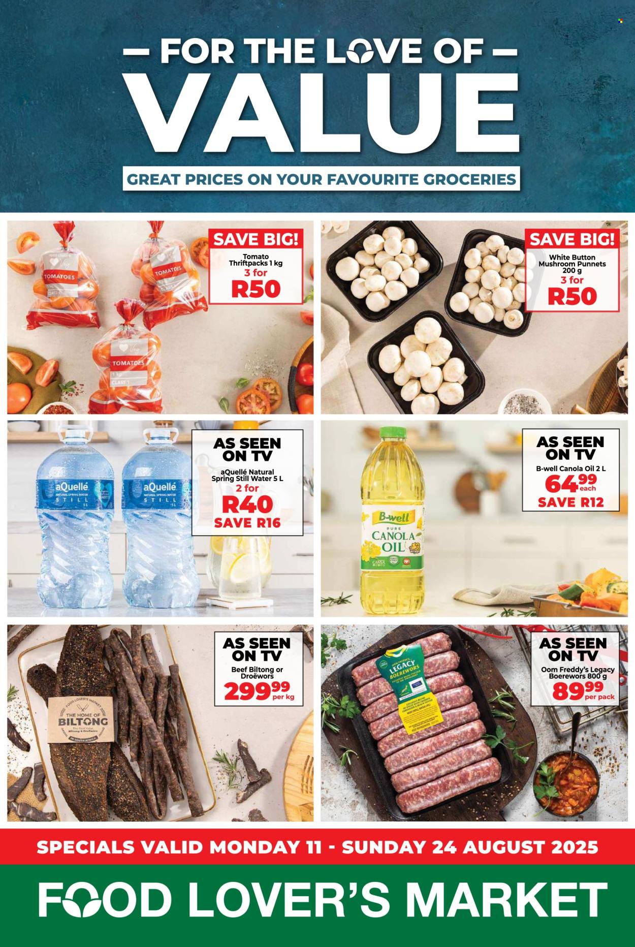 Food Lover's Market specials - 11/08/2025 - 24/08/2025. Page 1