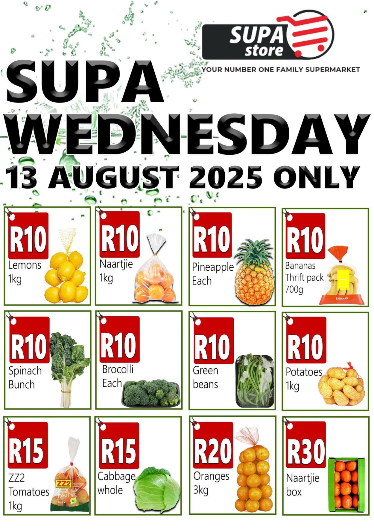 Supa Store specials - 13/08/2025 - 13/08/2025. Page 1