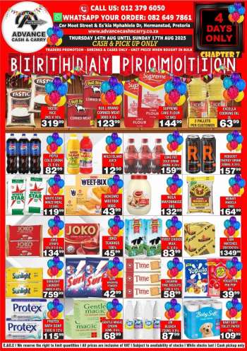 Advance Cash & Carry catalogue  - 14/08/2025 - 17/08/2025.