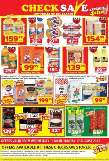 Check Save catalogue  - 13/08/2025 - 17/08/2025.