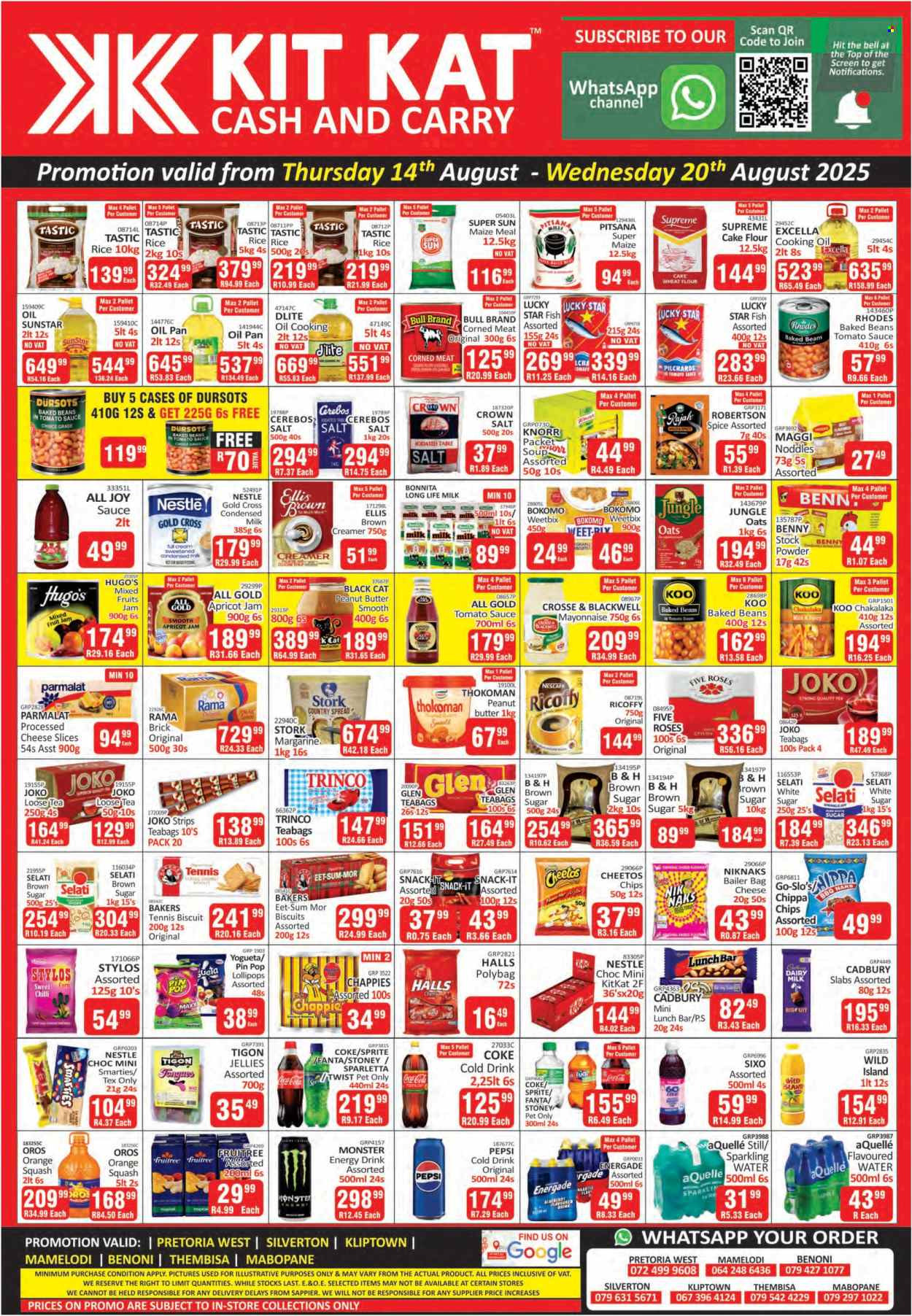 Kit Kat Cash & Carry specials - 14/08/2025 - 20/08/2025. Page 1