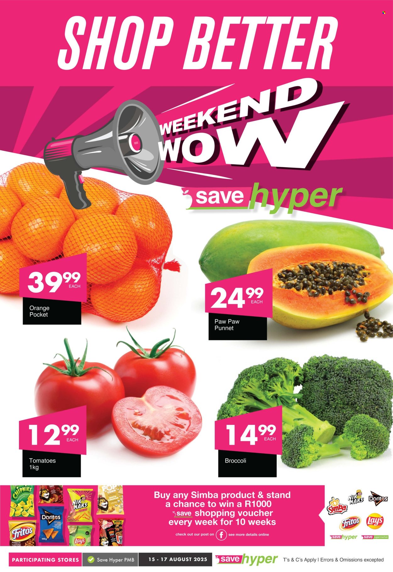 Save hyper specials - 15/08/2025 - 17/08/2025. Page 1
