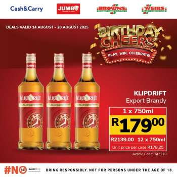 Jumbo Cash & Carry catalogue  - 14/08/2025 - 20/08/2025.
