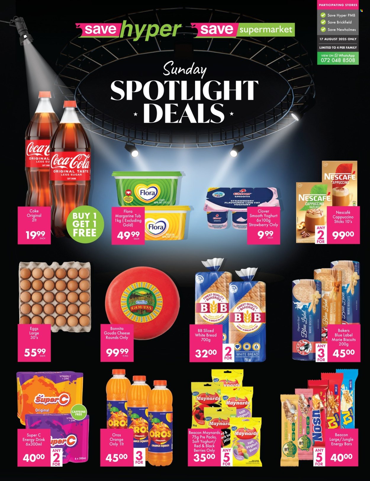 Save specials - 17/08/2025 - 17/08/2025. Page 1