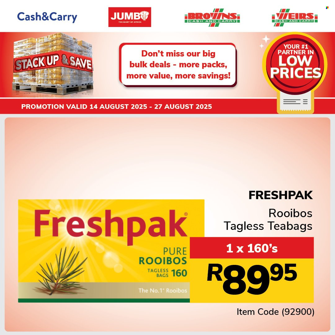 Jumbo Cash & Carry specials - 14/08/2025 - 27/08/2025. Page 10
