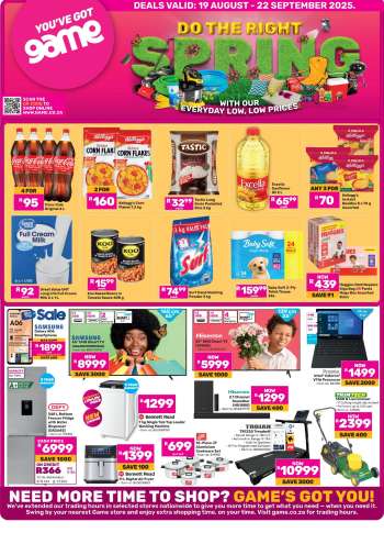 Game catalogue  - 19/08/2025 - 22/09/2025.