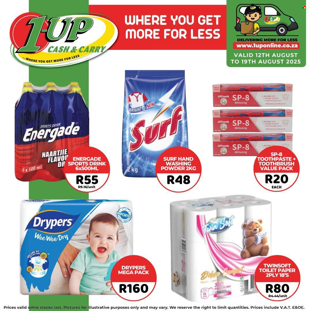 1UP Cash & Carry specials - 12/08/2025 - 19/08/2025. Page 1