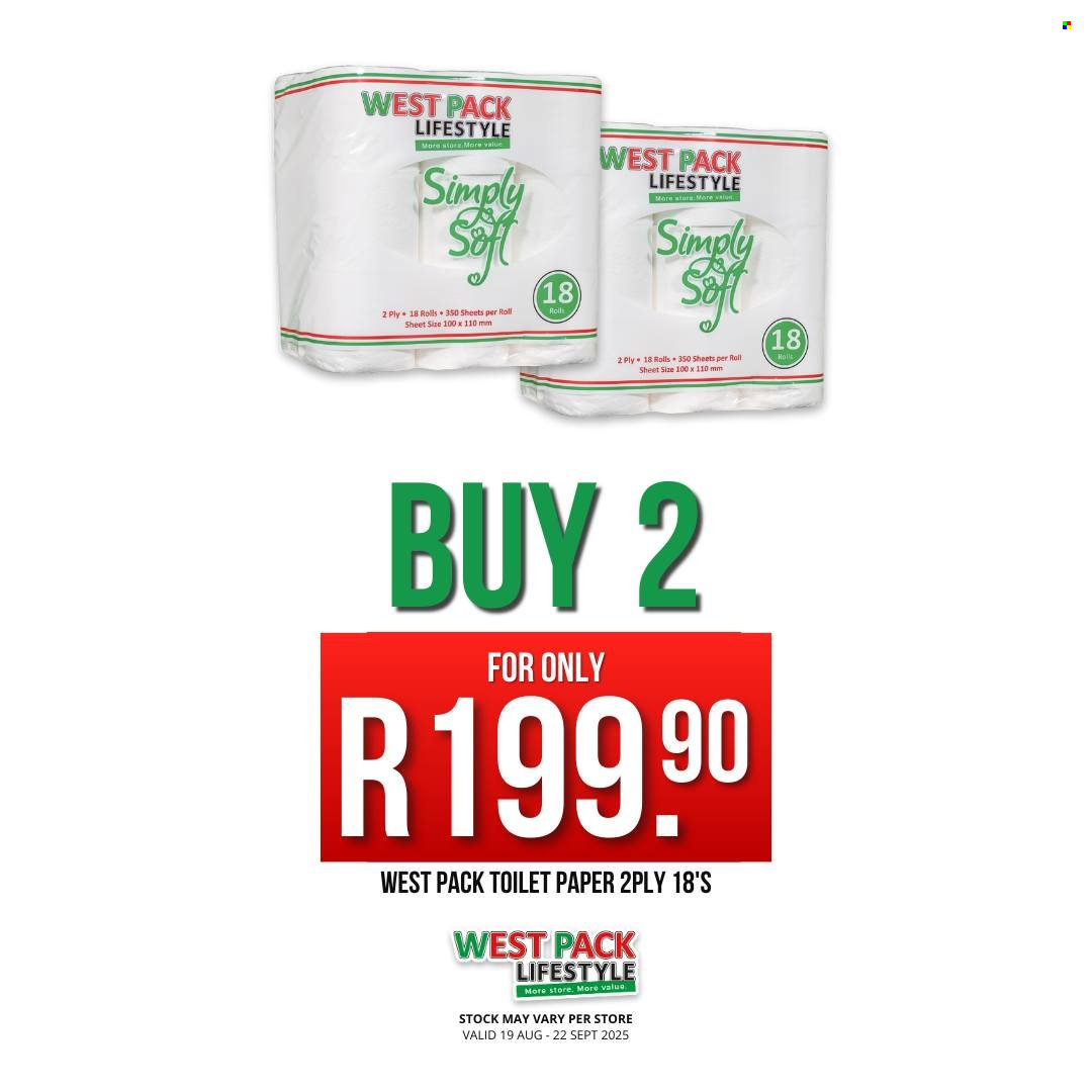West Pack Lifestyle specials - 19/08/2025 - 22/09/2025. Page 3
