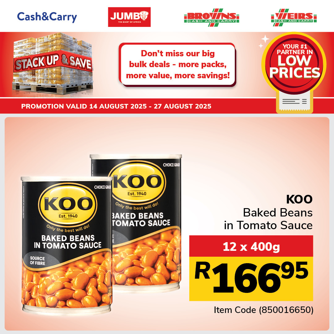 Jumbo Cash & Carry specials - 14/08/2025 - 27/08/2025. Page 9