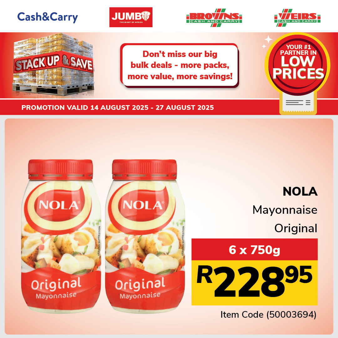 Jumbo Cash & Carry specials - 14/08/2025 - 27/08/2025. Page 11