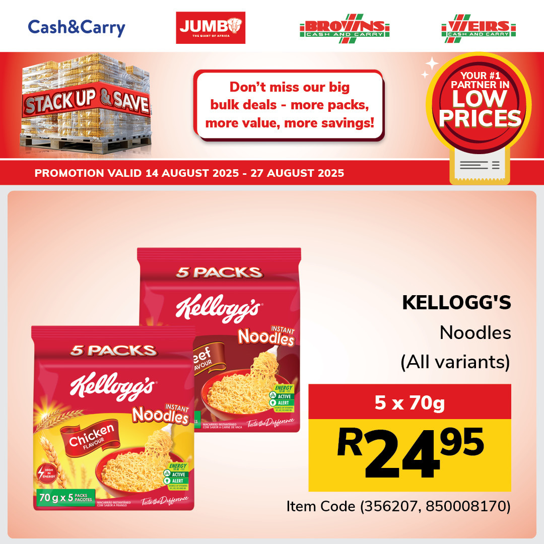 Jumbo Cash & Carry specials - 14/08/2025 - 27/08/2025. Page 16