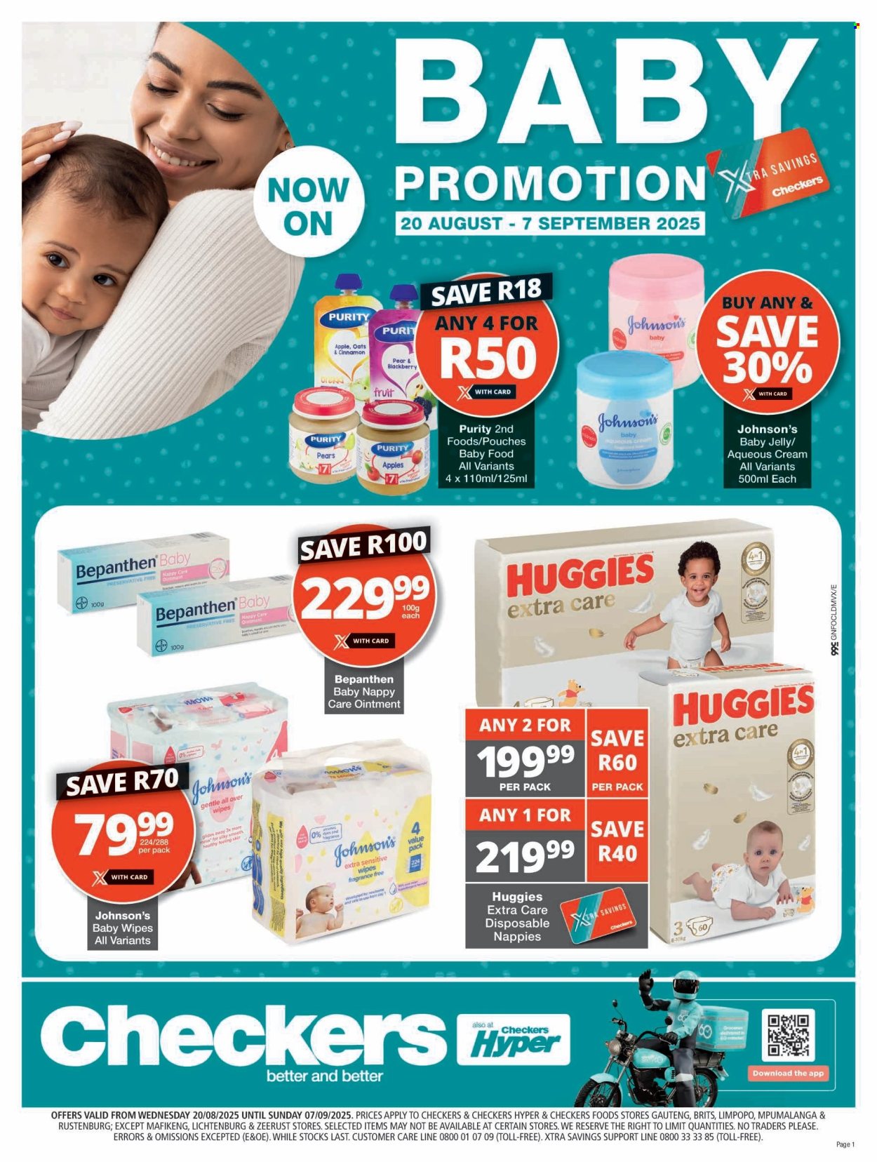 Checkers specials - 20/08/2025 - 07/09/2025. Page 1