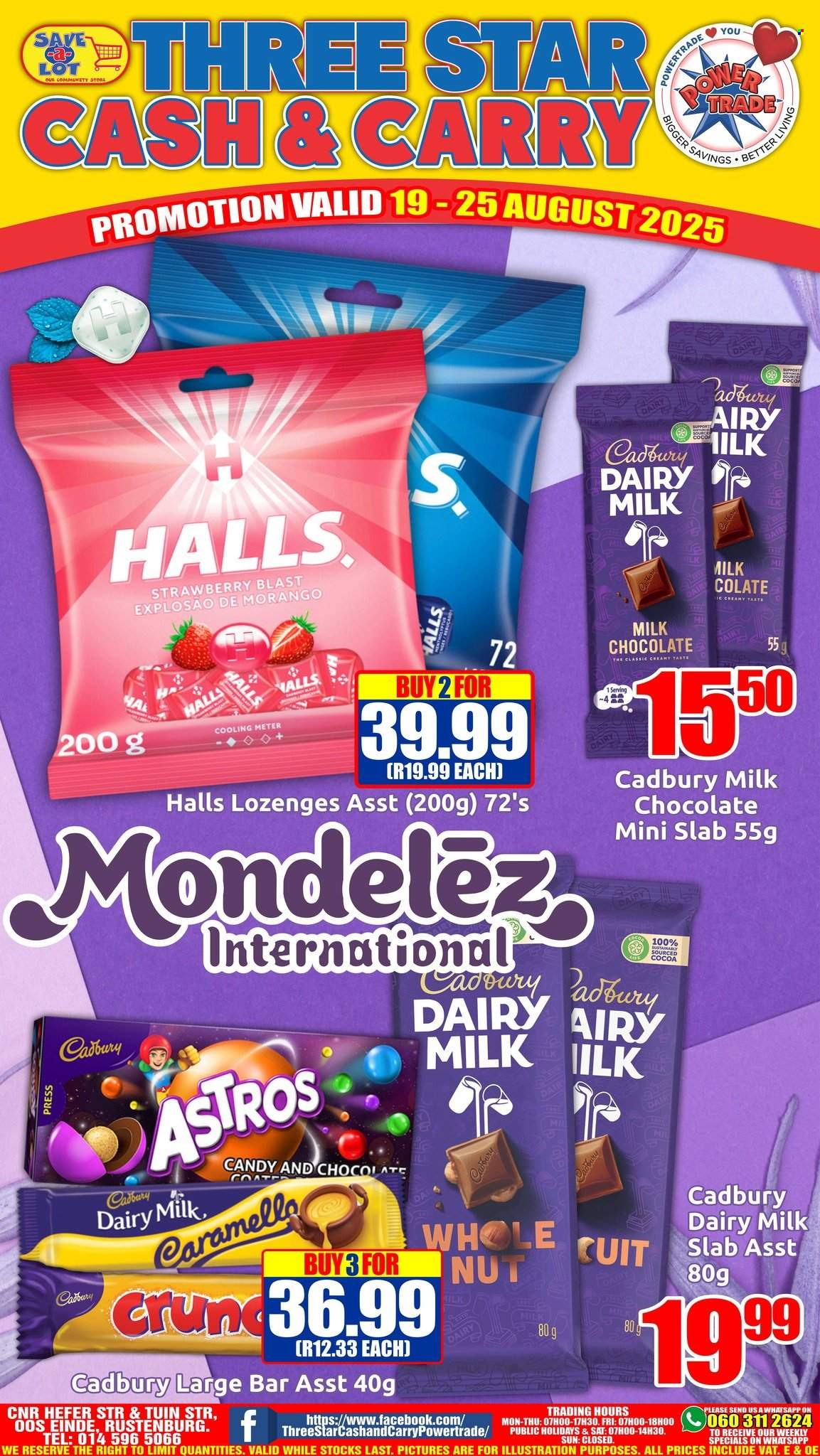 Three Star Cash and Carry specials - 19/08/2025 - 25/08/2025. Page 1