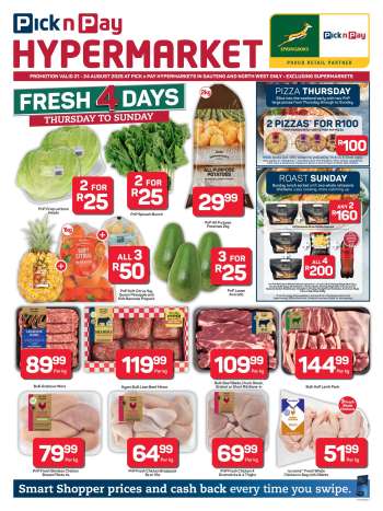 Pick n Pay Hypermarket catalogue  - 21/08/2025 - 24/08/2025.