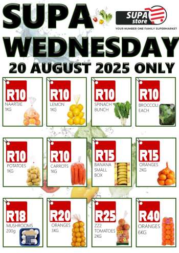 Supa Store catalogue  - 20/08/2025 - 20/08/2025.