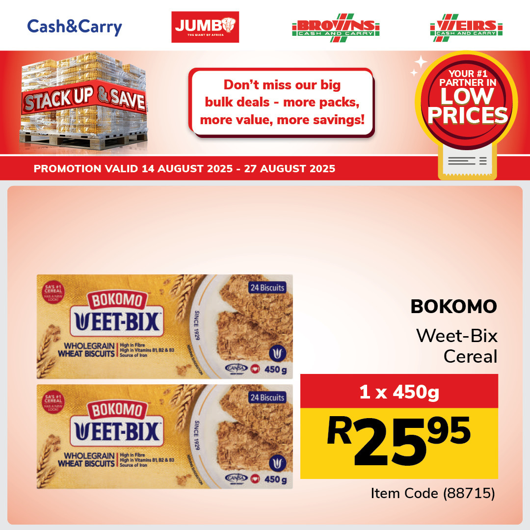 Jumbo Cash & Carry specials - 14/08/2025 - 27/08/2025. Page 7