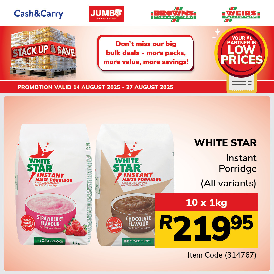 Jumbo Cash & Carry specials - 14/08/2025 - 27/08/2025. Page 8