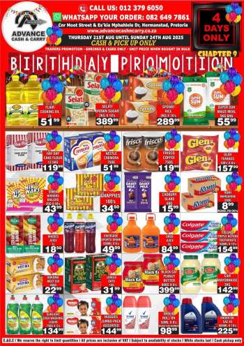 Advance Cash & Carry catalogue  - 21/08/2025 - 24/08/2025.