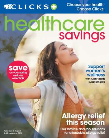 Clicks catalogue  - 21/08/2025 - 22/09/2025.