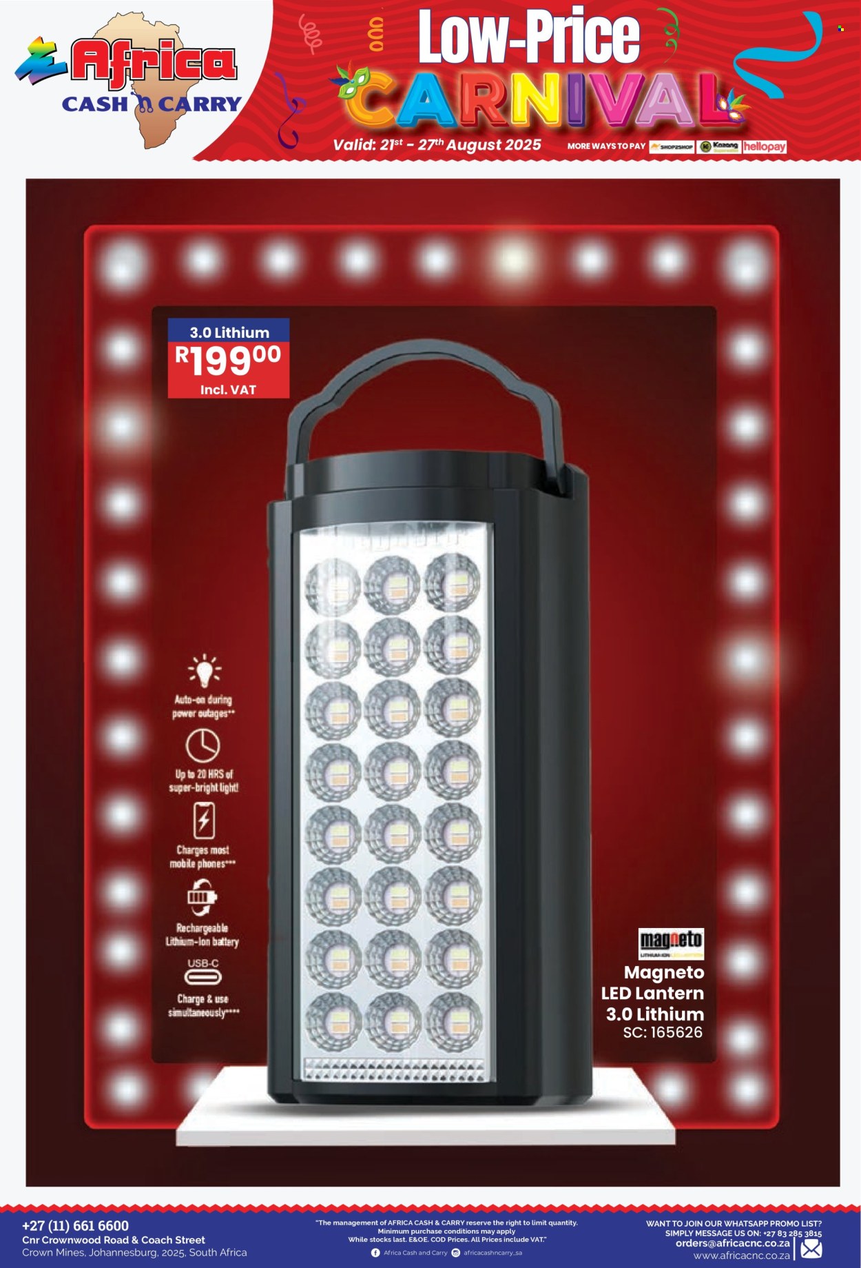 Africa Cash & Carry specials - 21/08/2025 - 27/08/2025. Page 9