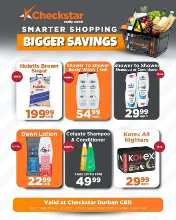 Checkstar catalogue  - 22/08/2025 - 07/09/2025.