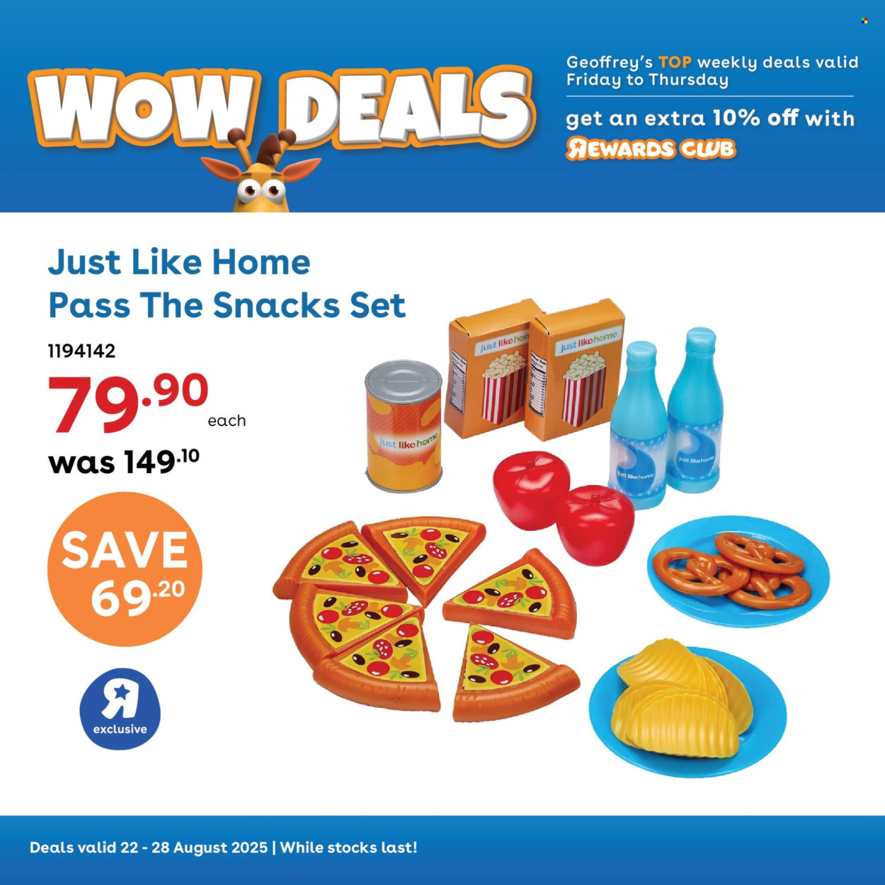 Toys R Us specials - 22/08/2025 - 28/08/2025. Page 1