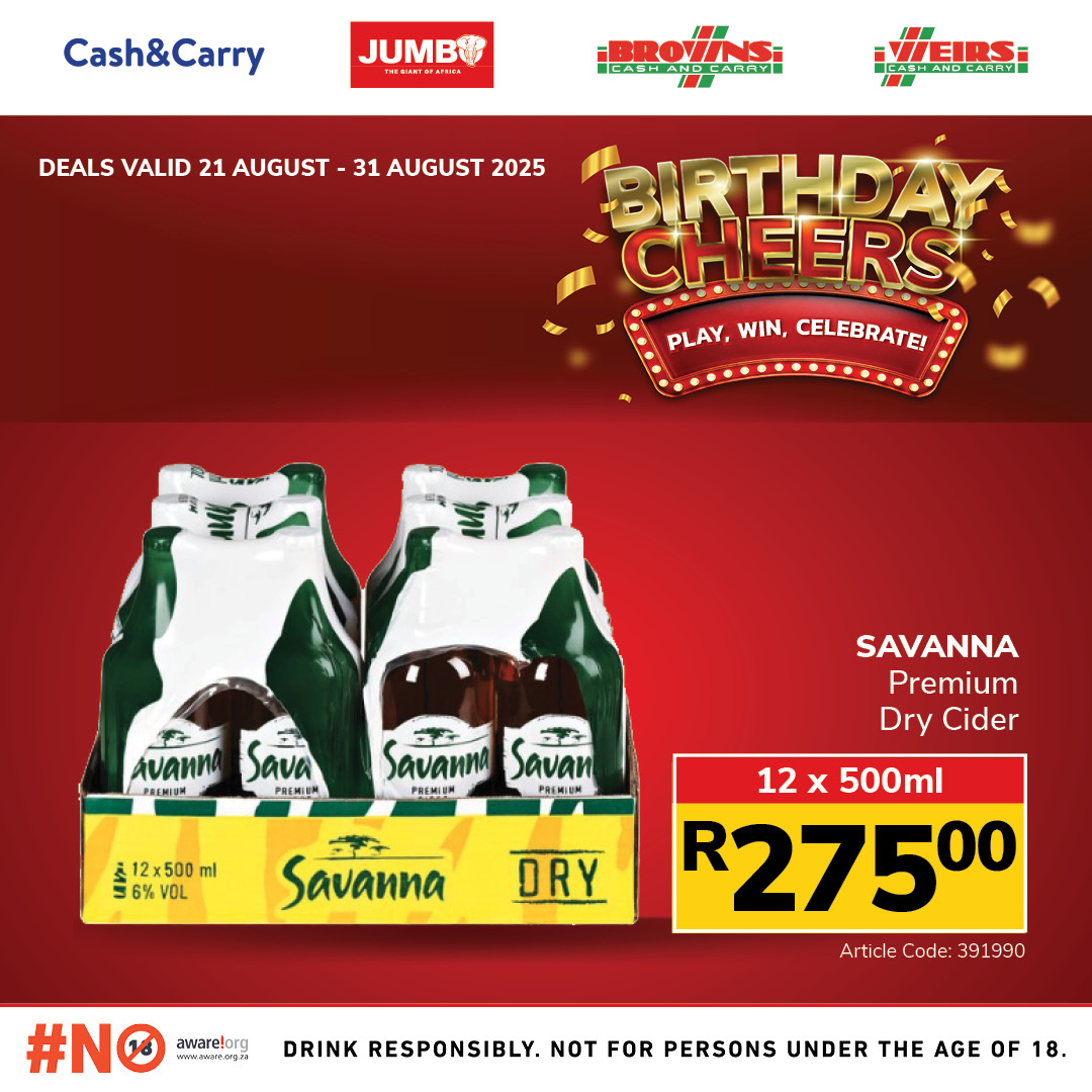 Jumbo Cash & Carry specials - 21/08/2025 - 31/08/2025. Page 18
