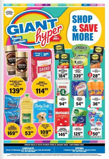 Giant Hyper catalogue  - 22/08/2025 - 07/09/2025.
