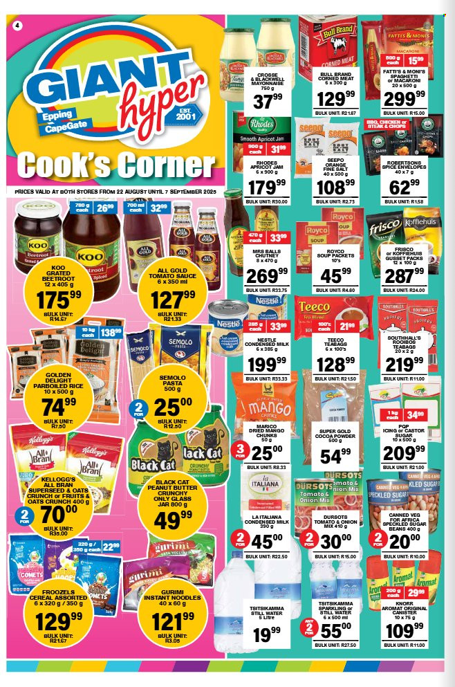 Giant Hyper specials - 22/08/2025 - 07/09/2025. Page 4