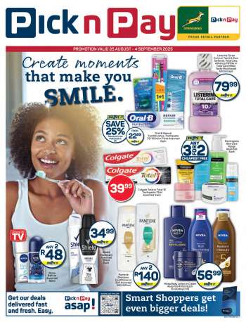 Pick n Pay catalogue  - 25/08/2025 - 04/09/2025.