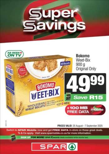 SPAR catalogue  - 25/08/2025 - 07/09/2025.