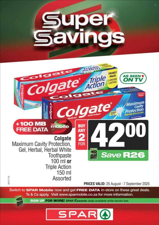 SPAR specials - 25/08/2025 - 07/09/2025. Page 15
