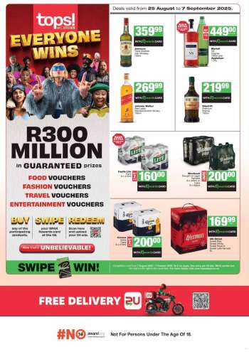 TOPS at SPAR catalogue  - 25/08/2025 - 07/09/2025.