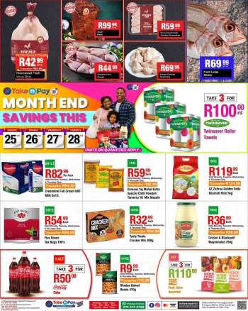 Take n Pay catalogue  - 25/08/2025 - 31/08/2025.