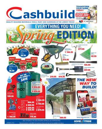Cashbuild catalogue  - 25/08/2025 - 21/09/2025.