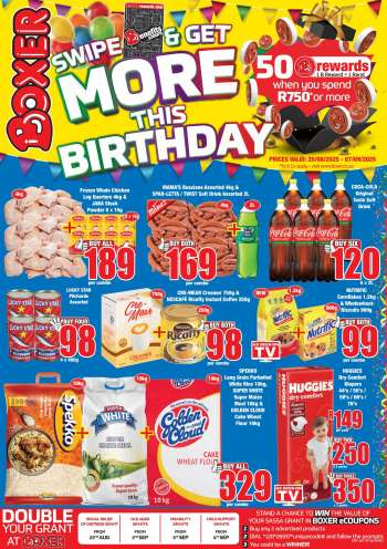 Boxer catalogue  - 25/08/2025 - 07/09/2025.
