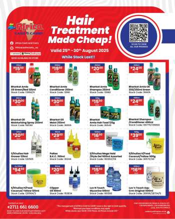 Africa Cash & Carry catalogue  - 25/08/2025 - 30/08/2025.