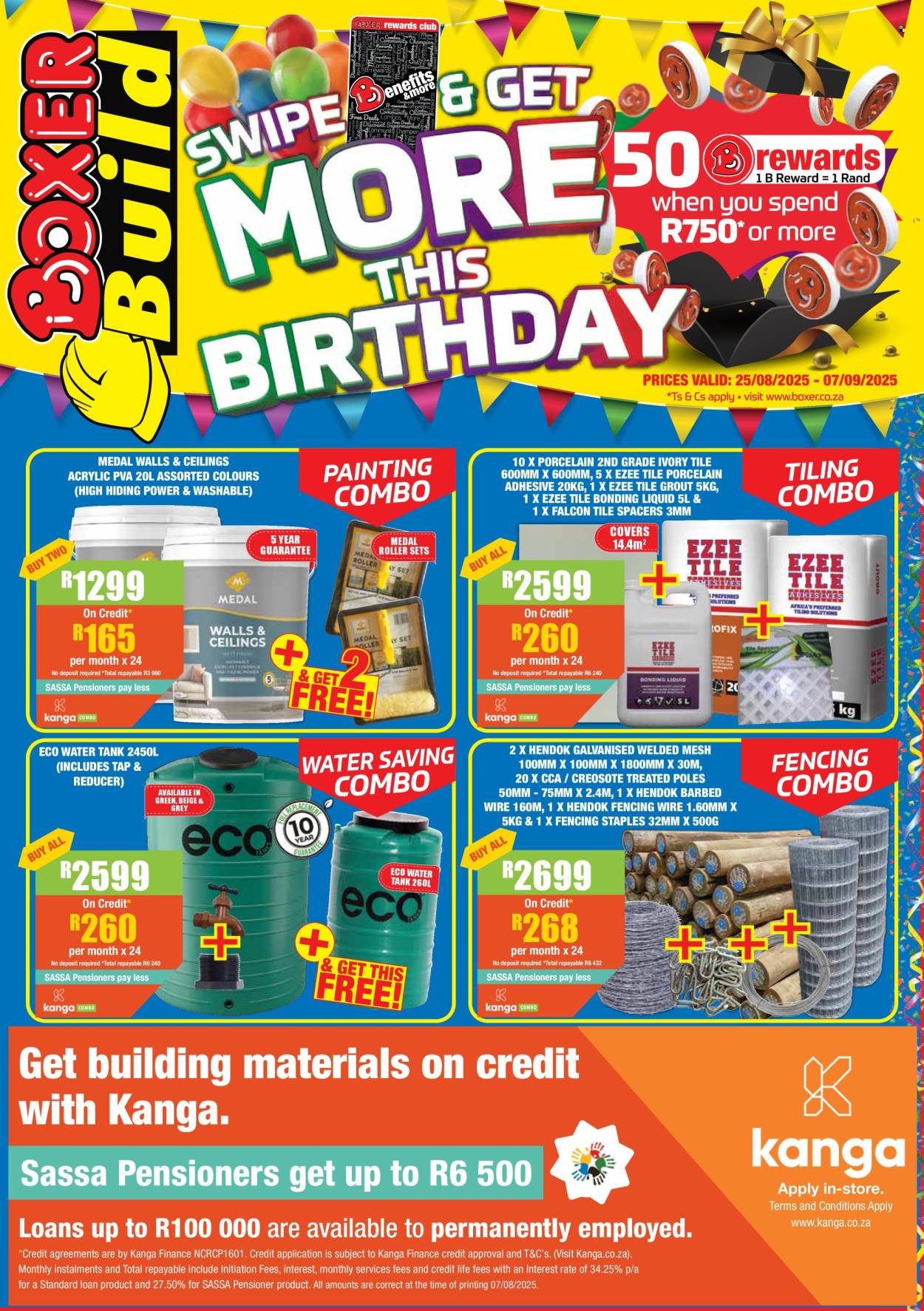 Boxer specials - 25/08/2025 - 07/09/2025. Page 1