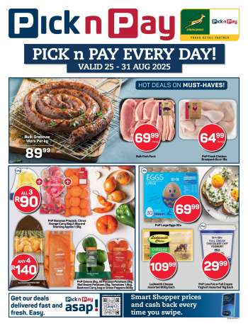 Pick n Pay catalogue  - 25/08/2025 - 31/08/2025.