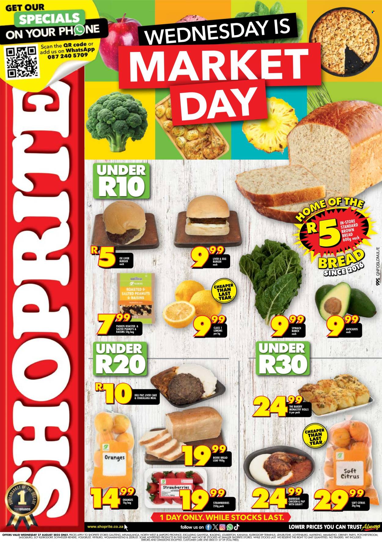 Shoprite specials - 27/08/2025 - 27/08/2025. Page 1