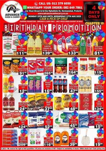 Advance Cash & Carry catalogue  - 25/08/2025 - 27/08/2025.